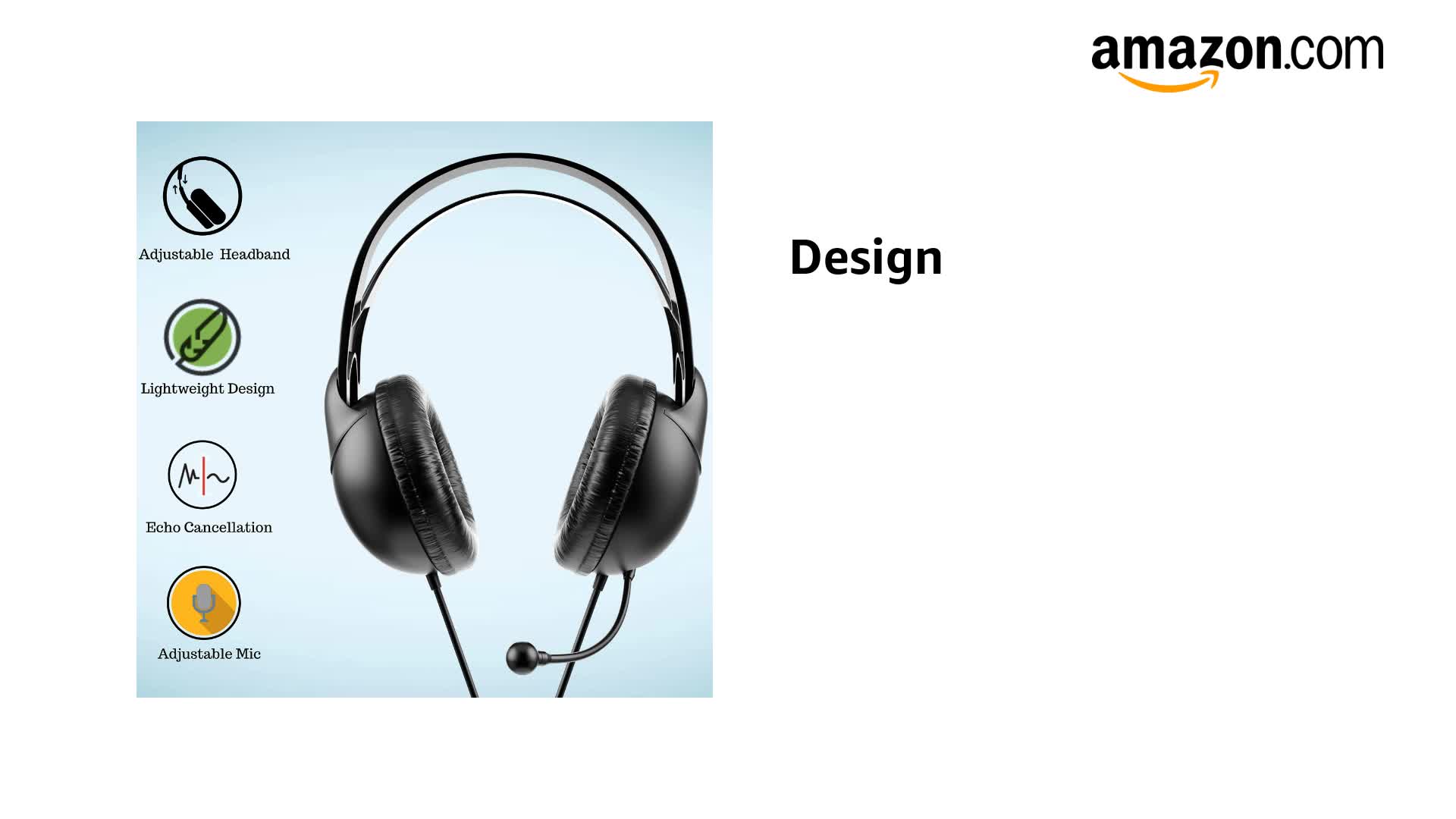 Amazon.com: Philips Computer Headset with Microphone for Laptop