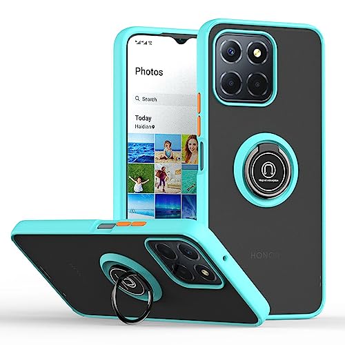LCEHTOGYE Funda Para Honor 400 Smart 5G (6,77 Pulgadas) Vidrio Templado HD De 3 Rebanadas, Soporte De Carcasa Protectora Contra Golpes, Protector De Pantalla Antiarañazos -SXT - Blanco
