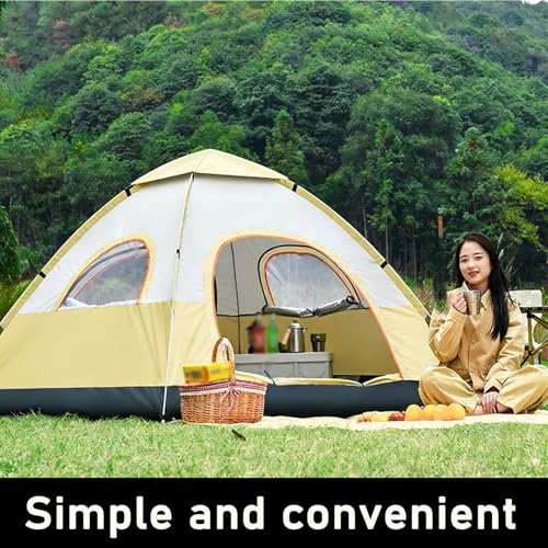 Carpa Pop Up para 3-4 Personas, Montaje Instantáneo y Resistente miniatura 7
