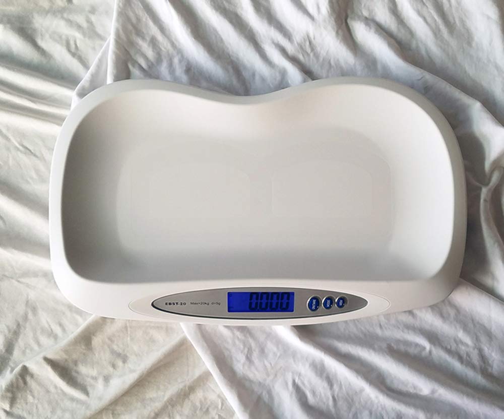 Waga do ważenia niemowląt Cyfrowa waga do ważenia niemowląt Waga do ważenia zwierząt Waga 0,005 kg Wysoka dokładność/waga do 20 kg/44 funtów z funkcją automatycznego blok