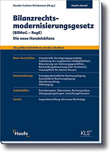 Bilanzrechtsmodernisierungsgesetz (BilMoG - RegE): Die neue Handelsbilanz Bilanzrechtsmodernisierungsgesetz (BilMoG - RegE): Die neue Handelsbilanz