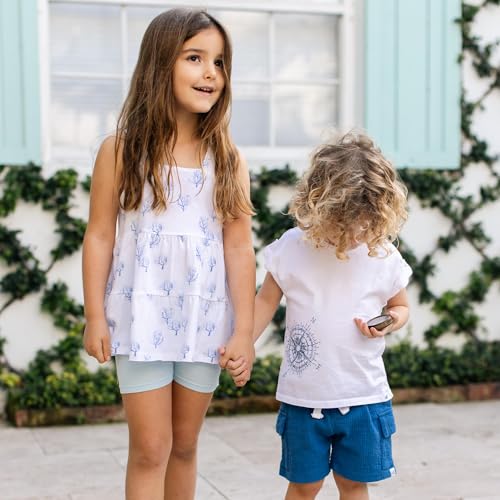 Burt's Bees Baby baby-girls Top and Pant Set, Sleeveless Tunic and Leggings Bundle, 100% Organic Cotton4