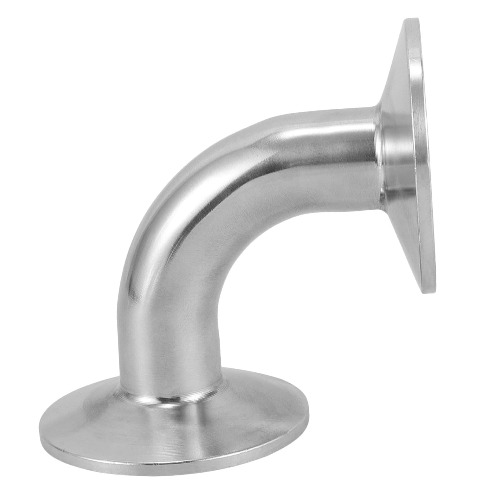 HOLIDYOYO Elbow Connector Stainless Steel Pipe Fitting with Quick Connect Feature for Easy Installation Precision Machined for Secure Connections for Industrial Applications