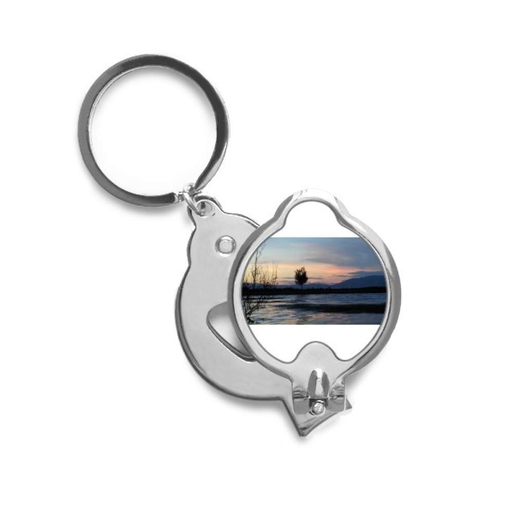 Coupe-ongles design Sunset Beach finition acier robuste DIYthinker