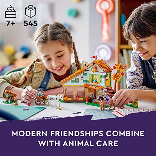 LEGO Friends Horse Stable Building Toy for Kids Ages 7+
Note: The revised title focuses on the key elements of the product, such as being a building toy for kids aged 7+ and including a horse stable theme, while also mentioning the LEGO Friends brand