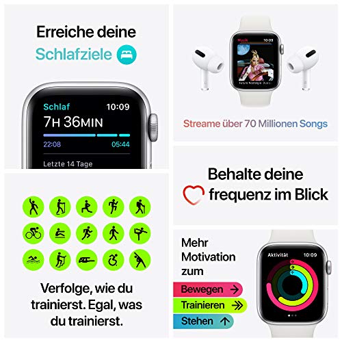 ایگرد | قیمت و خرید Apple Watch SE (GPS + Cellular, 44 mm) Aluminiumgehäuse  Gold, Sport Loop Pflaume