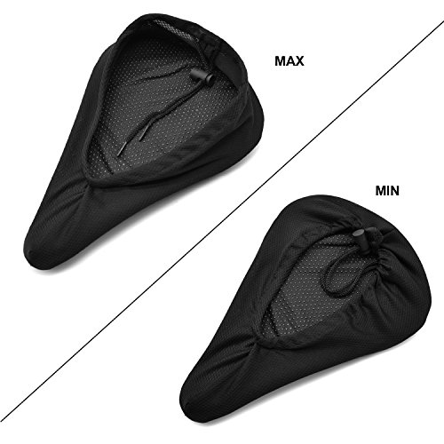 image for ViMall Bike Saddle Cover/Bike Seat Cover,Unisex Comfortable Sillicone&