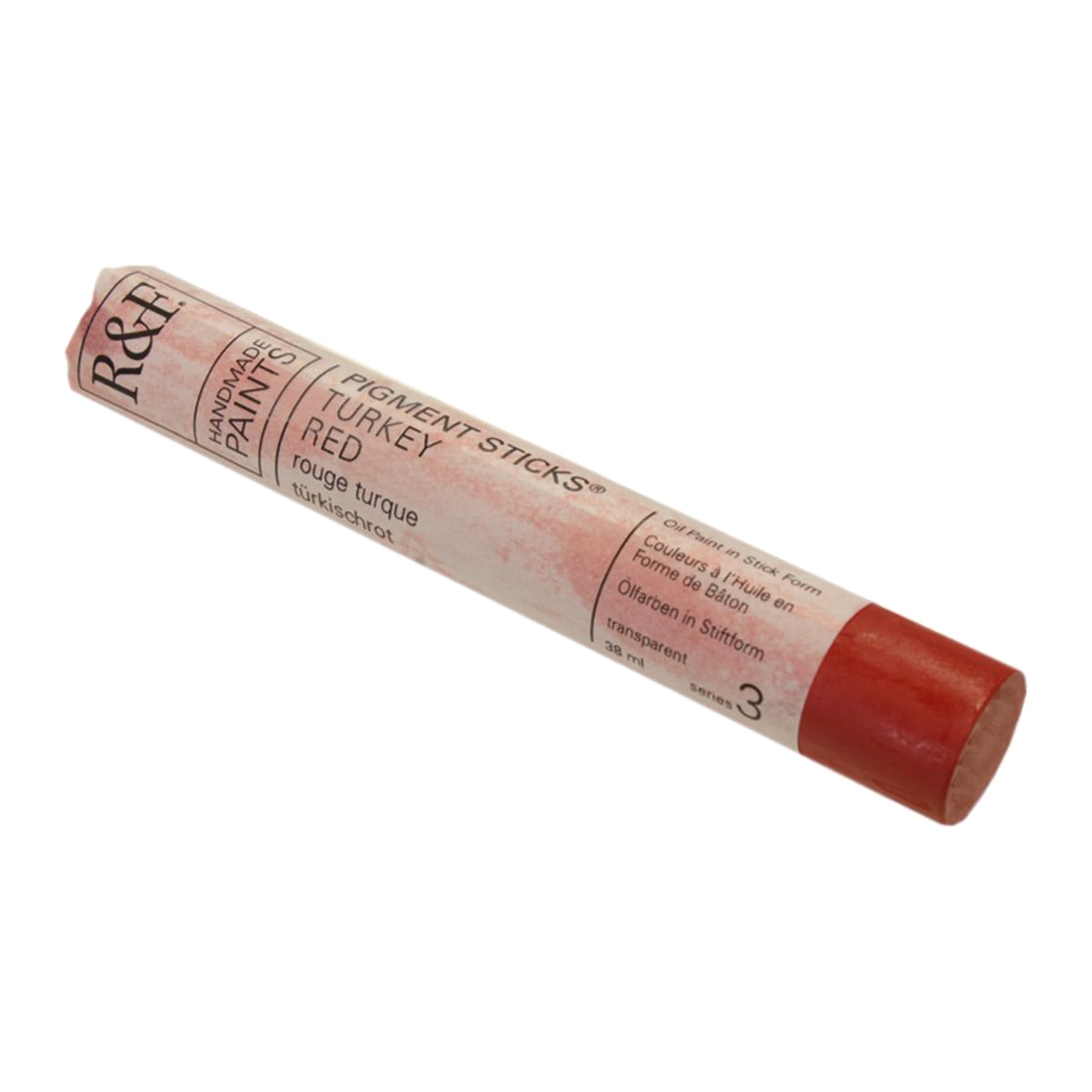 R & F : Pigment Stick (Oil Paint Bar) : 38ml : Turkey Red III (213J)