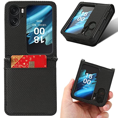 BAILI Wallet Case for OPPO FIND N2 FLIP Case, Diamond Leather Phone Case Compatible with OPPO FIND N2 FLIP