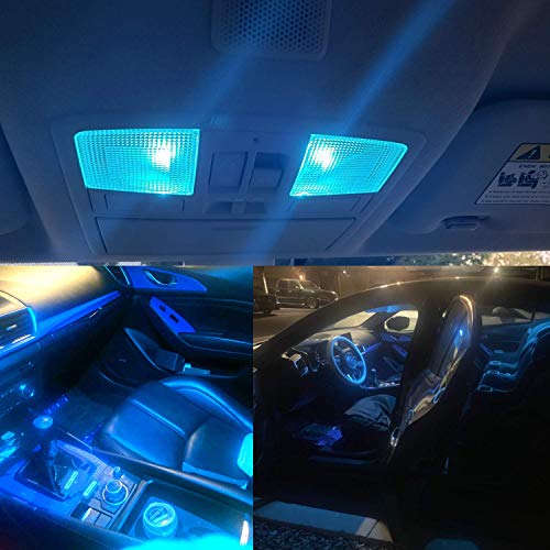 Lámpara LED festón 41mm 42mm 8000K Ice Blue para auto miniatura 3