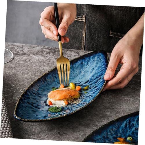 Plato pequeño de cerámica para sushi estilo japonés miniatura 3