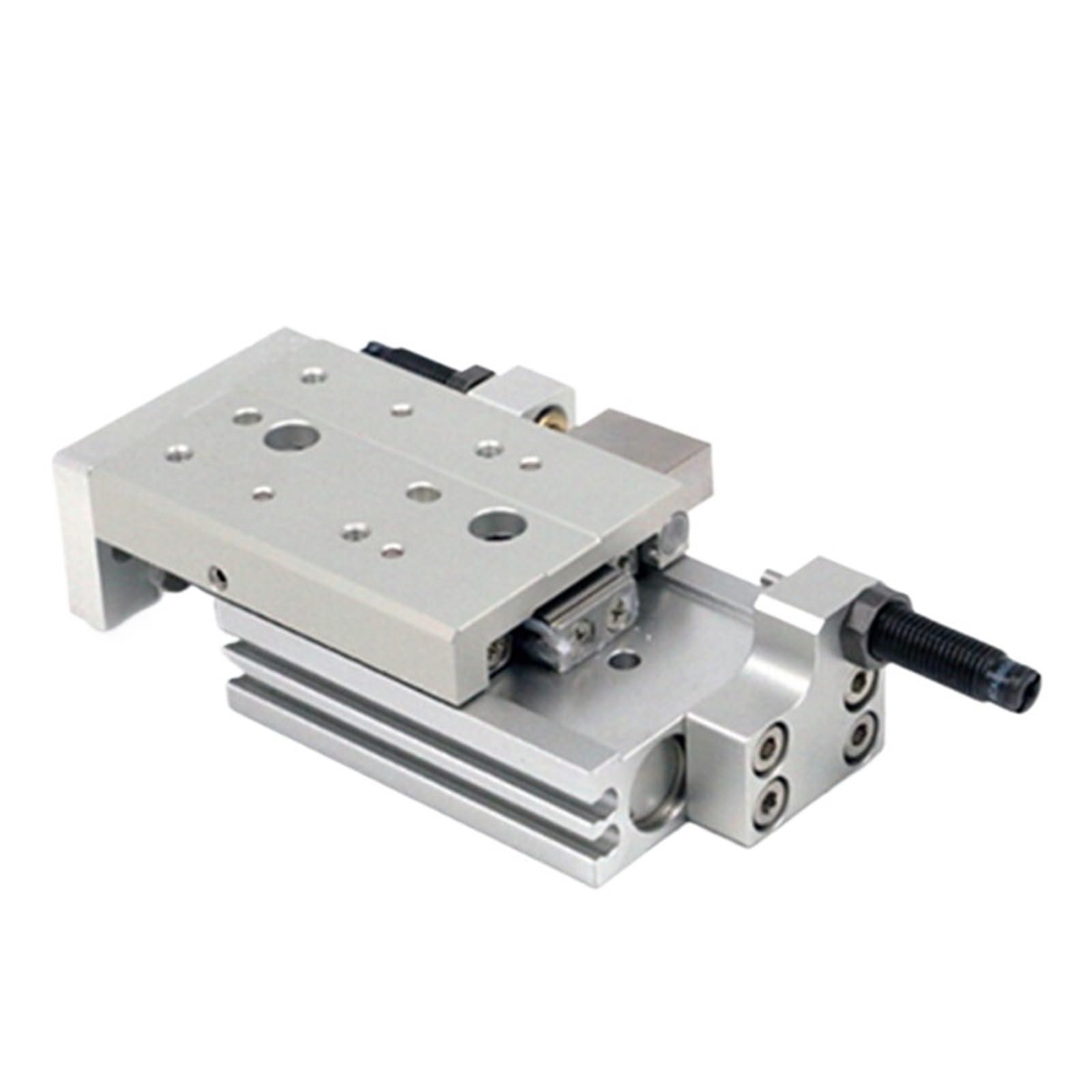 Vérin pneumatique HLS25 compact contre les pannes de guidage sur rouleaux