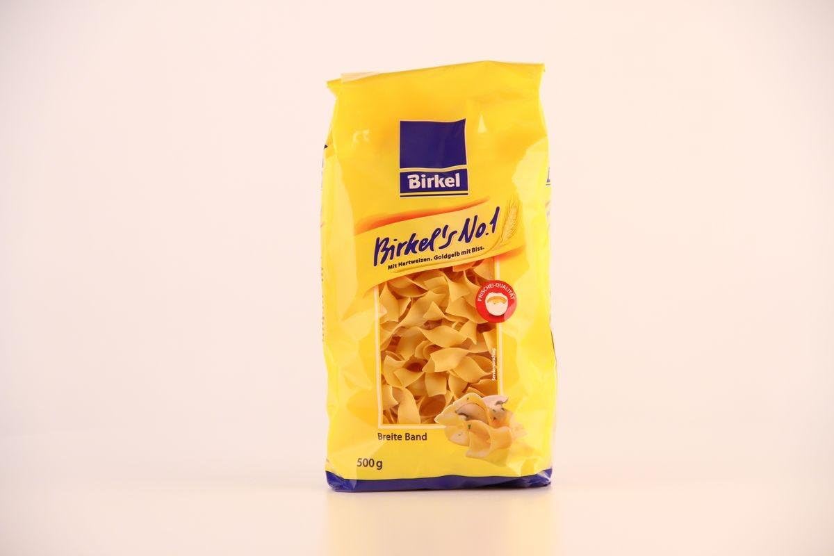 German Birkel's No.1 Durum wheat egg noodles ( wide noodles) - 1 x 500 g