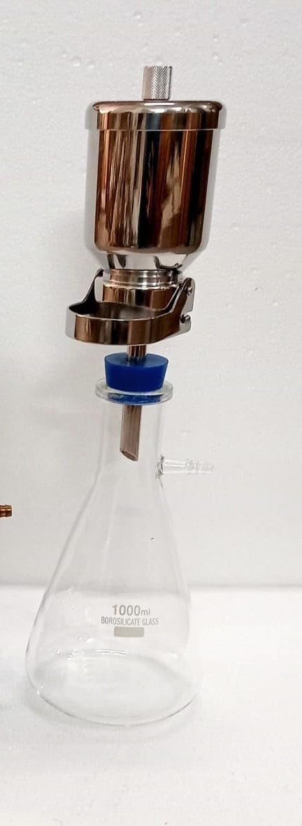 FILTRATION ASSEMBLY SS 47MM WITH 1 LTR (1000ML) FLASK FOR LAB USE-image-3