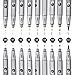 JOVITEC Black Pigment Fineliner Ink Micro Pens Waterproof Black Pen Set for Art Sketching Writing, 18 Pieces