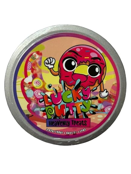 Lucky Putty Heavenly Treats Dessert-Themed Clear Putty, 3.2 oz