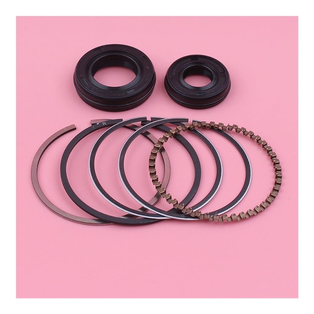 Joints vilebrequin moteur GX35 et segments piston 39 mm pour tondeuse thermique 4 temps