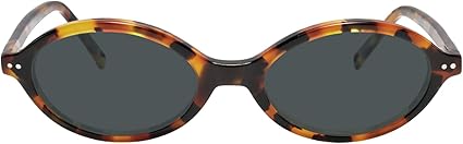 TIJN Olisa Retro Oval Sunglasses for Women Men,Polarized UV Protection Shades,Stylish Frame Sun Glasses,2025 Trendy Sunnies