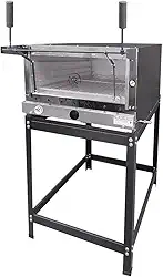 Forno de Pizza a Gás 60x80 cm com Cavalete