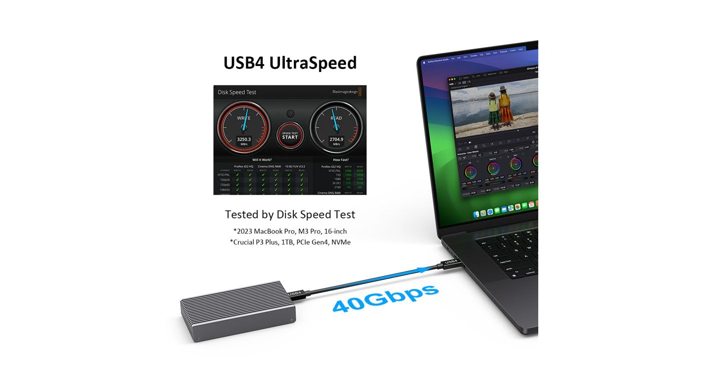 Behuizing USB4 Thunderbolt 4 40 Gbps Behuizing USB4 Thunderbolt 4 40 Gbps