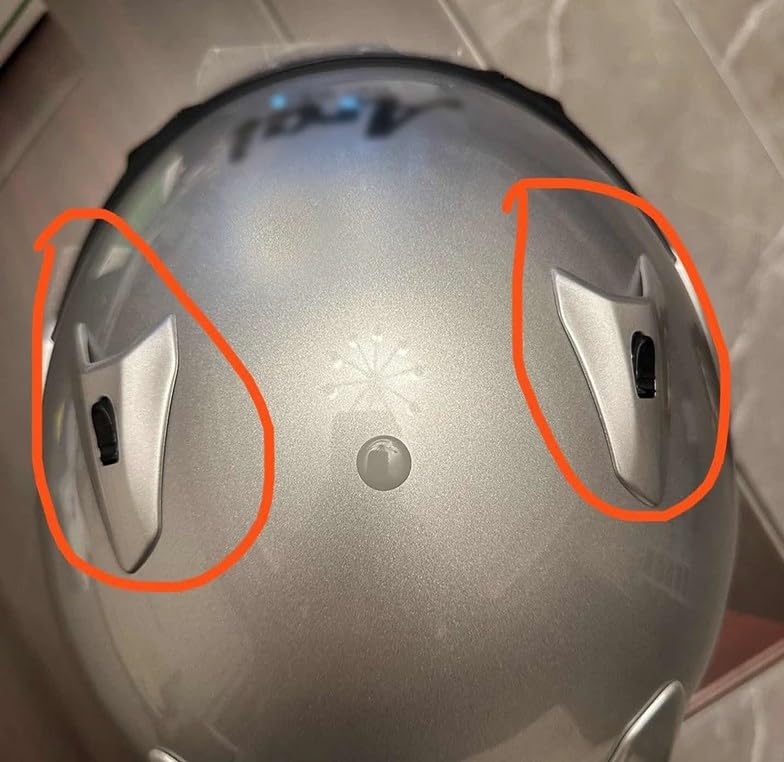 Motorcycle Helmet Air Vent Air Vent Cover Front Vents Street Accessories For ARAI MZF MZ MZG, Grey