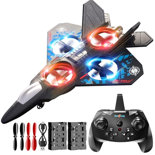 NIPLOOOW Foam Remote Control Airplanes Rc Planes for Kids 4-8, Remote Control Planes Fighter Jet...