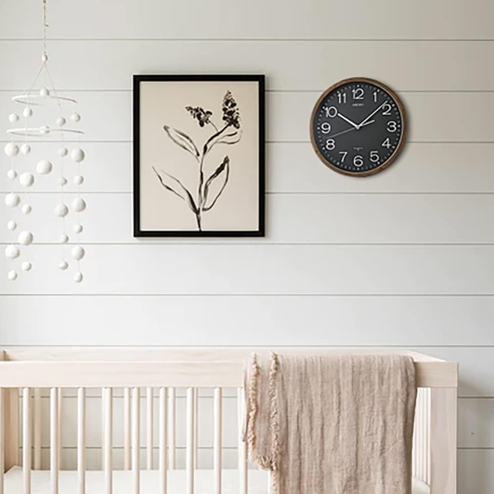 Miniatura 5 de Seiko Shigato - Reloj de pared, color negro