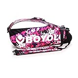 Black Temptation 2 Schultergurte wasserdichte und staubdichte Schläger-Tasche 6 Schläger-Tasche,Rosa