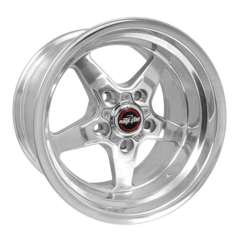 92 Drag Star 15x10.00 5x4.75bc 5.50bs Direct Drill Polished Wheel (92-510250DP), Medium