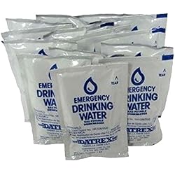 Datrex Emergency Water Packet 4.227 oz - 3 Day/72 Hour Supply (18 Packs) , White