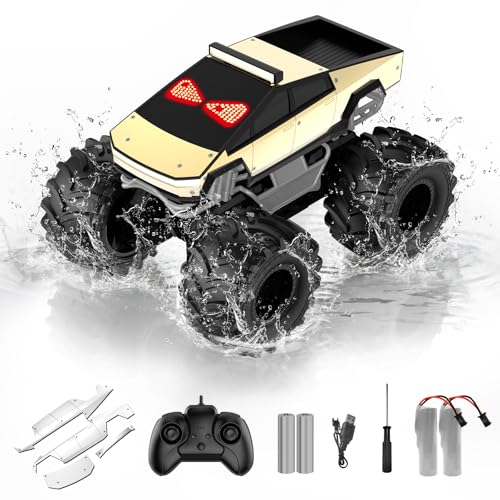 Amphibious LED Eyes RC Monster Truck