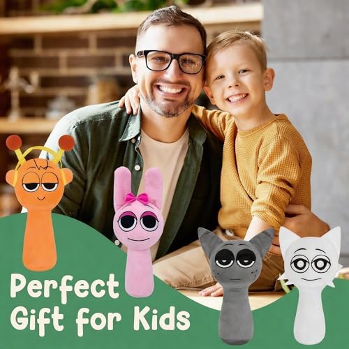 Sprunky Plush Toys, 4pcs Sprunky Plushies Set, Sprunky Toy Figures for Fans, Soft Stuffed Sprunky Plushies, Birthday, for Adults and Children — view 6