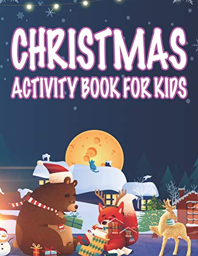 Christmas Activity book For Kids: Fun Children’s Christmas Gift or Present for Toddlers & Kids - 50 Beautiful Pages to Color with Santa Claus, Reindeer, Snowmen & More! image 3