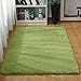 AOI Tappeti di Zona Moderna Ultra Morbida Soffici tappeti Soggiorno Adatto per Bambini Camera da Letto Home Decor Nursery Tappeti 60 * 120 cm (Verde)