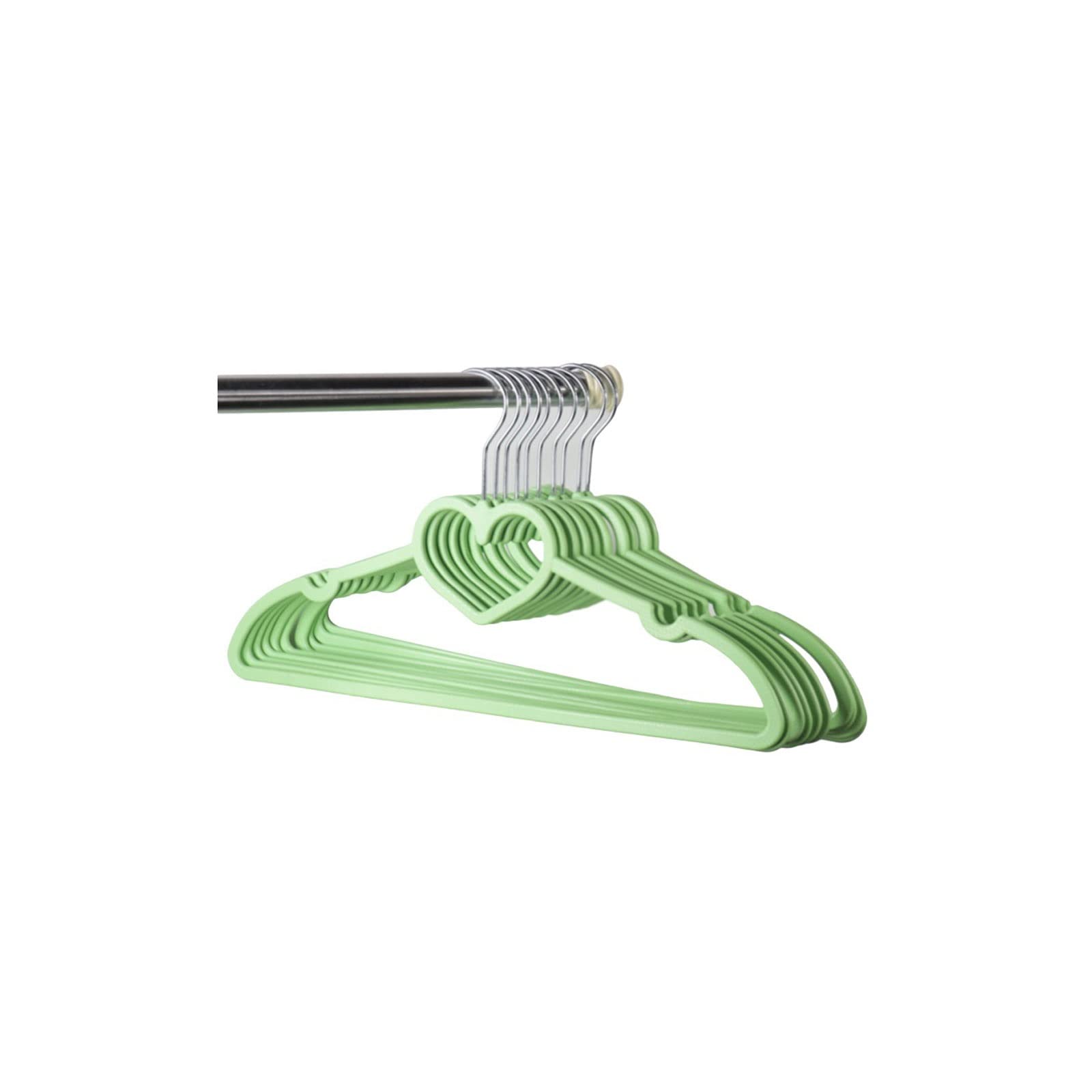 GONMDOPY Coat Hangers,5Pcs Clothes Hanger,Pattern Coat Hanger for for Clothes, Coats, Dress, Shirt, Jacket, Space Saving/Green a/Size