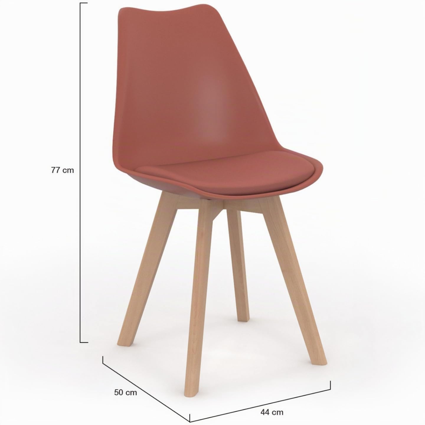 IDMarket - Lot de 6 chaises scandinaves SARA Mix Color