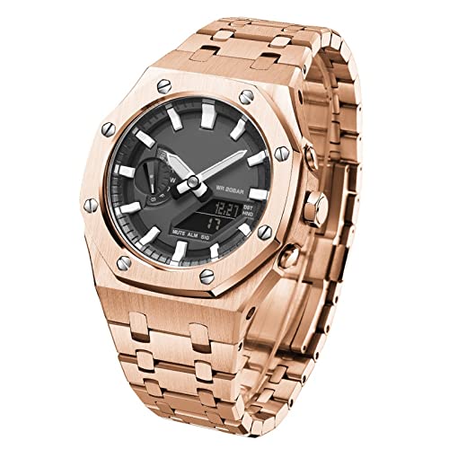 Bracelet montre GA2110 EZZON en métal agate : l'accessoire idéal pour le bureau et les sorties