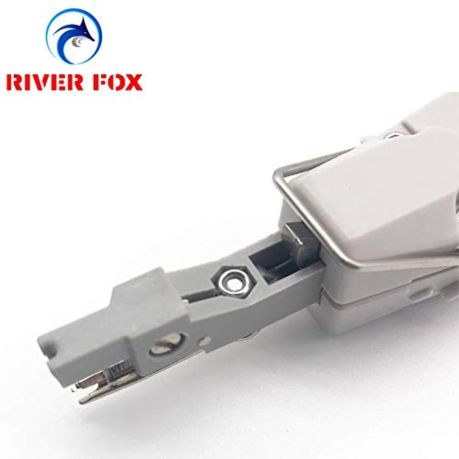 River Fox HT-3141 Punch Tool Crimping tool Krone Tool Impact Punchdown Tool IO insertion Tool Ratchet Type for 110 krone type Amp Modules Telephone Krone Tool Kronning Telephone Wire Junction Box — Amazon image 2