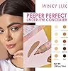 Peeper-Perfect-Under-Eye-Concealer-Light Winky Lux Peeper Perfect Under Eye Concealer, Makeup & Eye Brightener, Full Coverage Concealer for Dark Circles, Color Corrector & Eye Primer, With Collagen, Hyaluronic Acid & Vitamin E (Light)