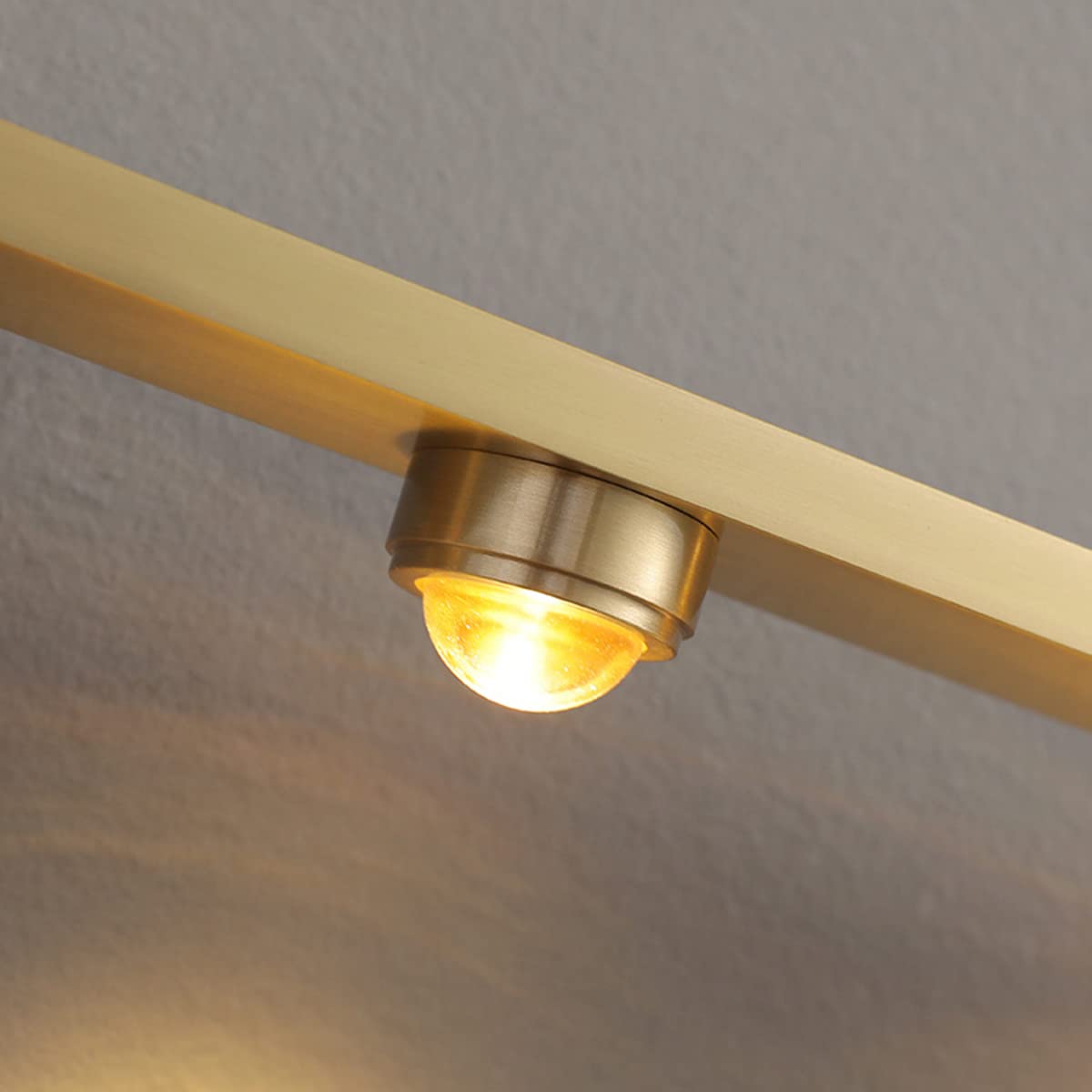 3W Badezimmer Spiegelleuchte LED 30 Cm Schminklampe Für Spiegel Wandmontage IP44 Badspiegel Lampe Anti Nebelwasserdicht 3 Flammen Badleuchte Spiegellicht Schrank Aufbauleuchte 4000K Gold