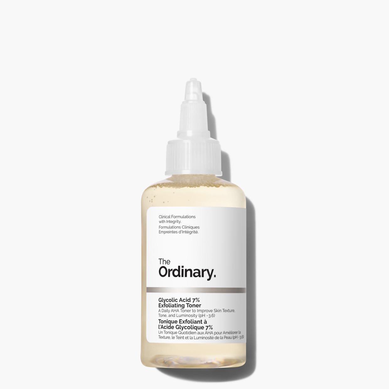 The Ordinary Glycolic Acid 7% Exfoliating Toner, Brightening and Smoothing Daily Toner for More Even-Looking Skin Tone, 100ml