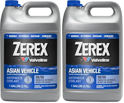 Low Heat From the Driver’s-Side Vent - 2012-2014 Honda CR-V 14 Zerex Asian Vehicle Blue Silicate and Borate Free 50/50 Prediluted Ready-to-Use Antifreeze/Coolant 1 GA (Pack of 2)
