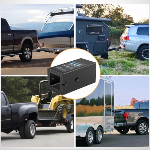 Image of Nilight Trailer Hitch Receiver Adapter Reducer Extender Converter Sleeve Set 3 to 2-1 /2 or 2-Inch and 2-1 /2 inch to 2 inch Receiver Hitches Towing Accessories for RV Truck Bike Rack and Cargo Carriers