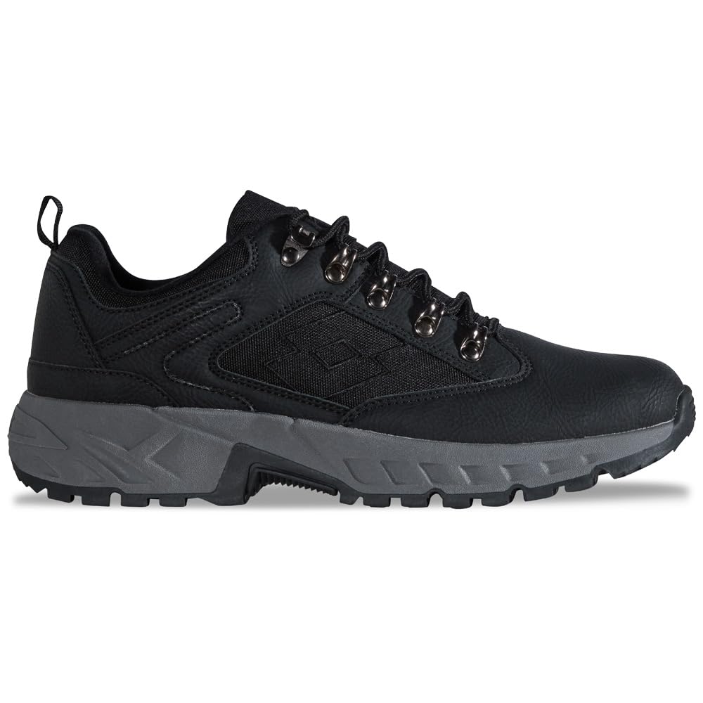 Lotto Unisex Woodlark Trainers, Black, 8.5 UK