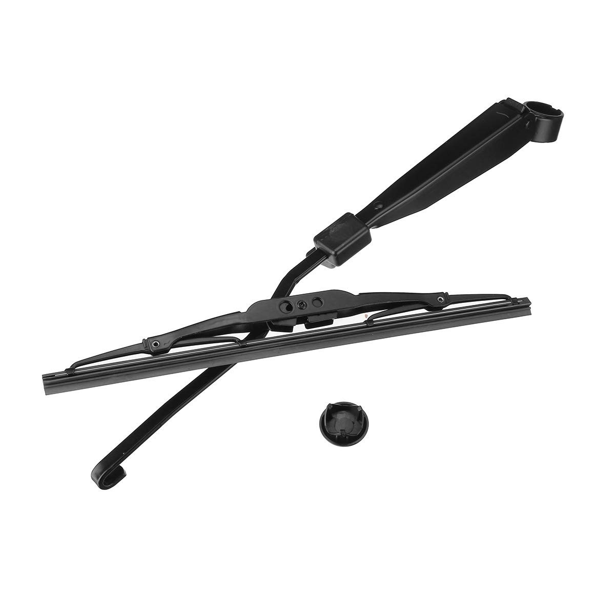 HANNJUNNHENGG ZYE- سوداء سيارة ممسحة الخلفية الذراع مع شفرة مجموعة WINDSCREEN ممسحة لجيب ل Gread For Cherokee 1999-2004 (Color : Black)