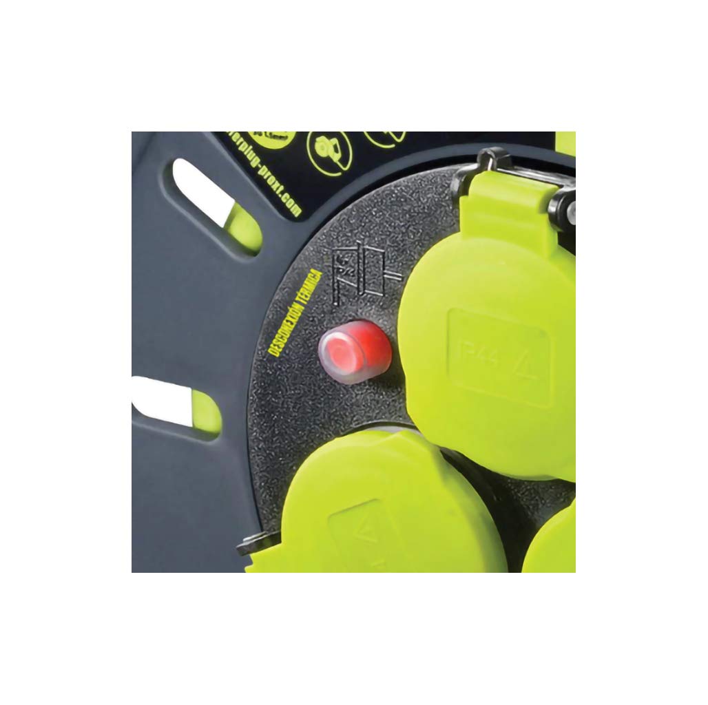 BACHMANN 19'' PVC stekkerdoos met 8 geaarde stopcontacten Geaard stopcontact