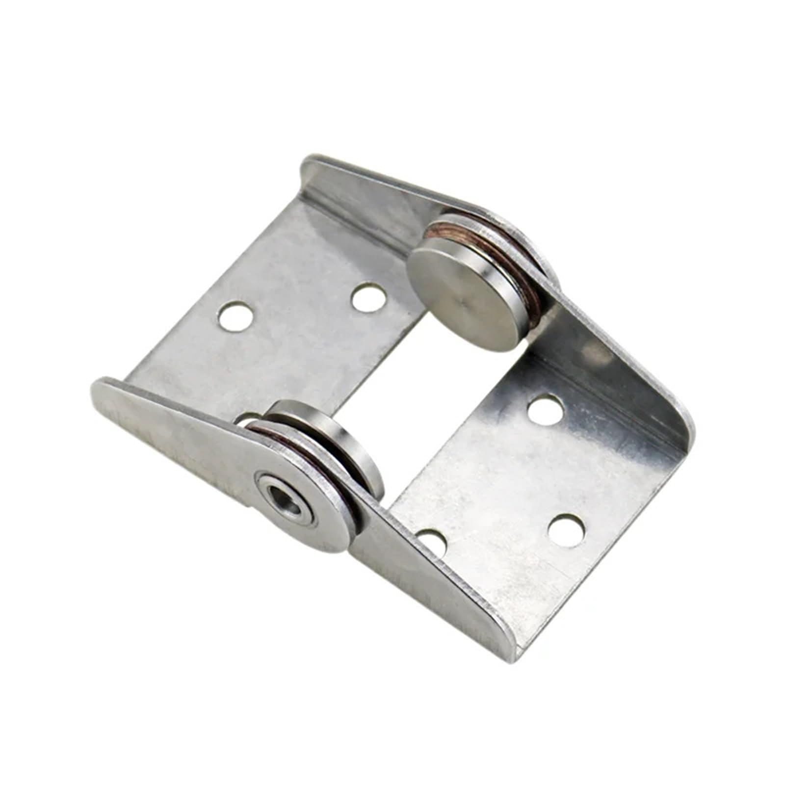 FQJYXWEWL 304 Stainless Steel Torque Damping Hinge for Mechanical Equipment Cabinet Door with Arbitrary Stop Position 1Pcs(Gold)
