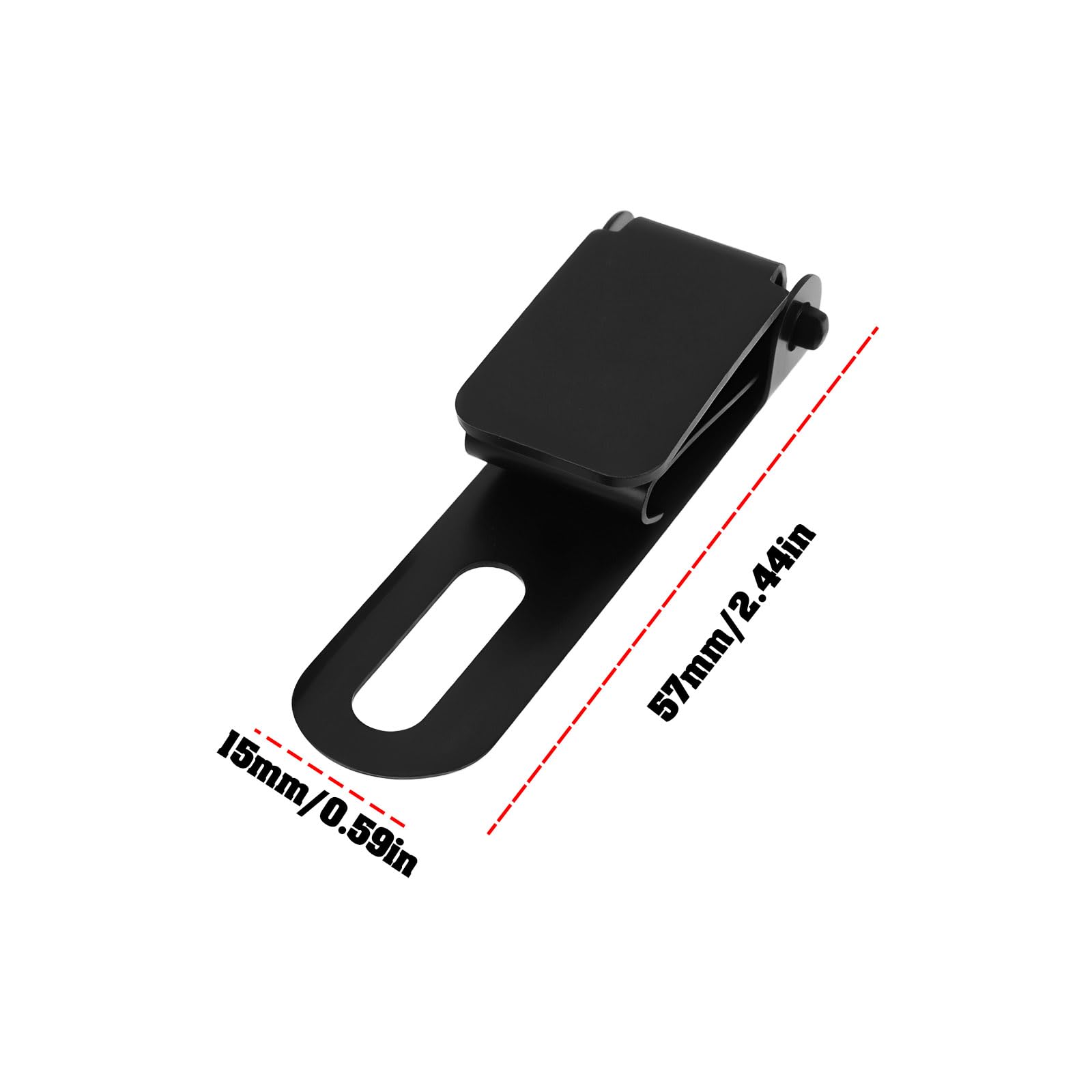 2er Pack Werkzeugetui EDC aus Edelstahl Multi Clip für Gürtel Befestigung für Klapp und Feststehende Klingen