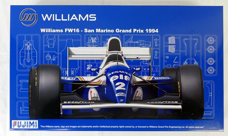 フジミ　1/20 ウィリアムズ　FW16 1994 アイルトン　セナ No.49 フジミ 1/20 ウィリアムズ FW16（1994年ブラジルGP