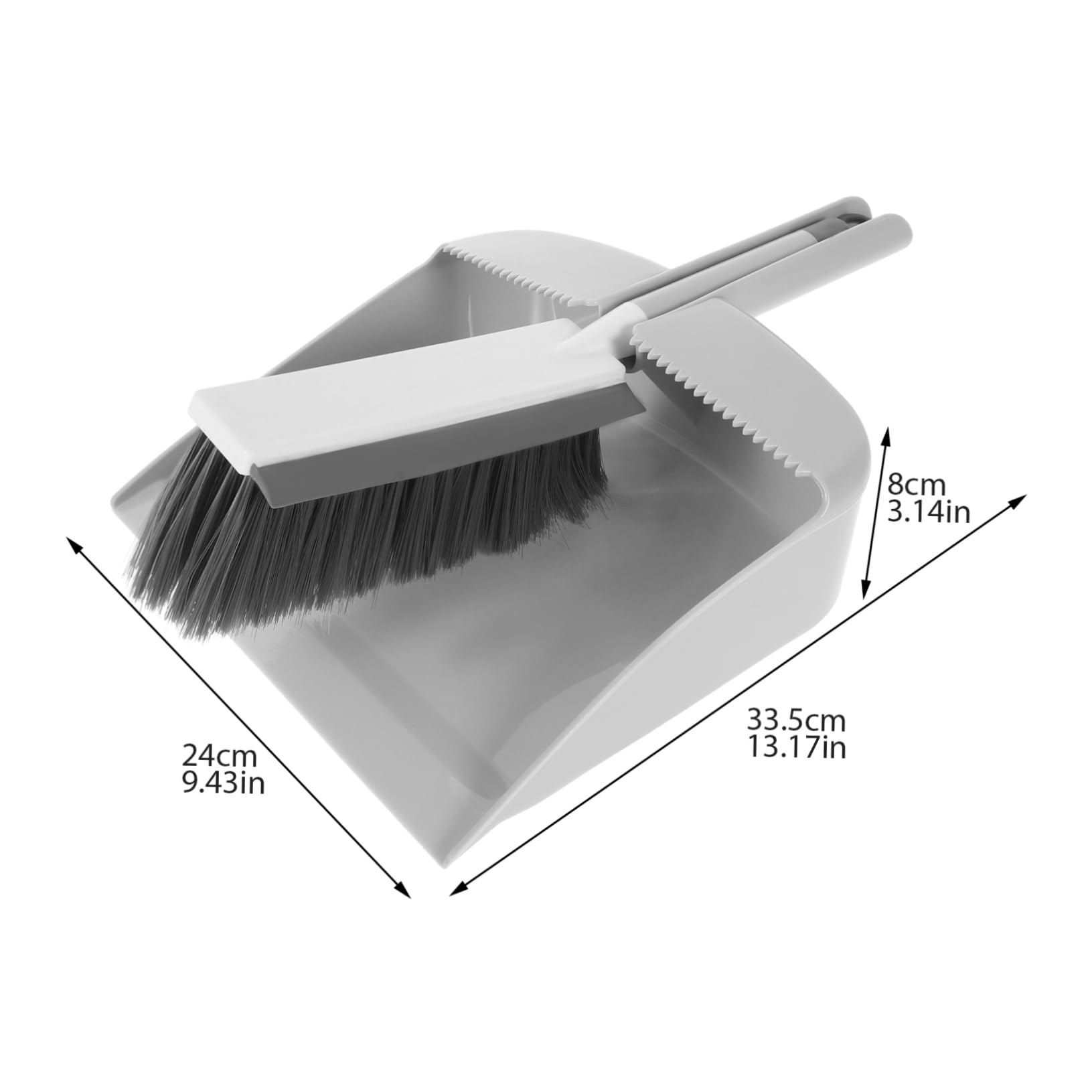 STOBAZA Dustpan and Brush Set Small Cleaning Kit Essential for Home Car and Office